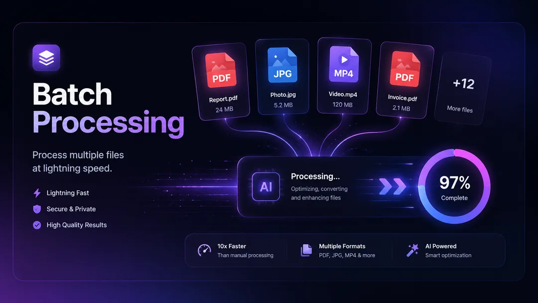 Batch processing preview