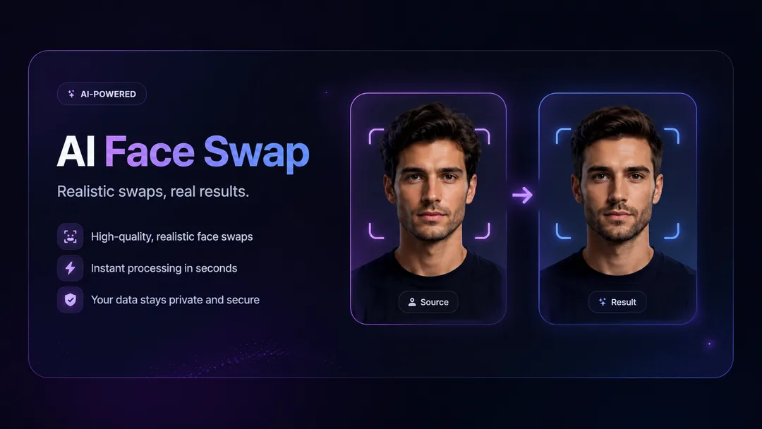 AI face swap preview