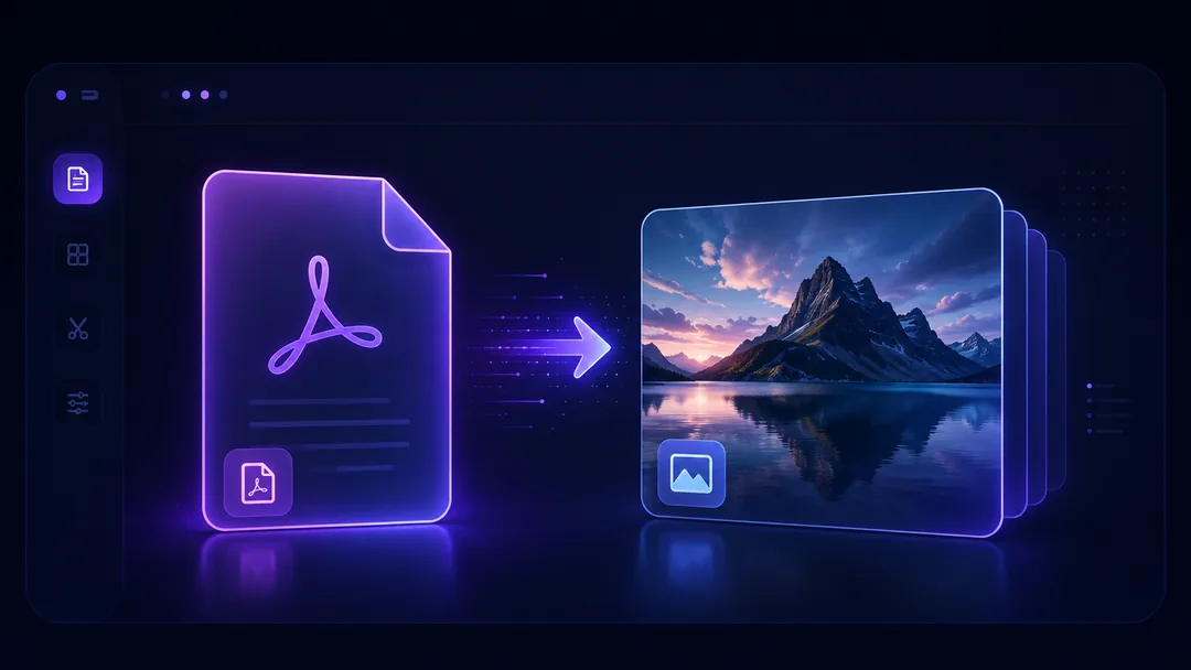 PDF to JPG tool preview